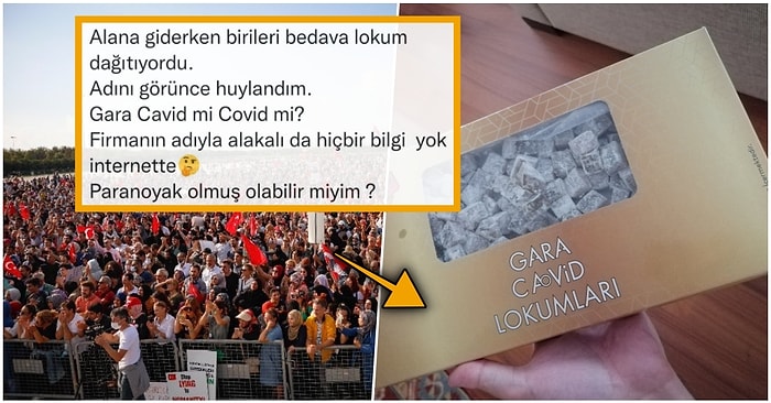 Aşı Karşıtları İstanbul Mitinginde Kendilerine Dağıtılan Lokumla İlgili Komplo Teorileri Öne Sürüyor!