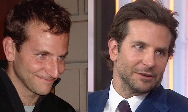 5. 'Hangover' serisinin yıldız oyuncusu Bradley Cooper'ın saçlarında da bazı farklılıklar görüyoruz.