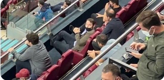 Berat Albayrak Bu Sefer Tribünde Görüntülendi