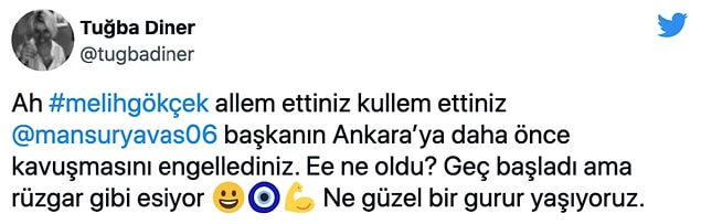 Yavaş'ın başarısı sosyal medyada tebrik edildi👇