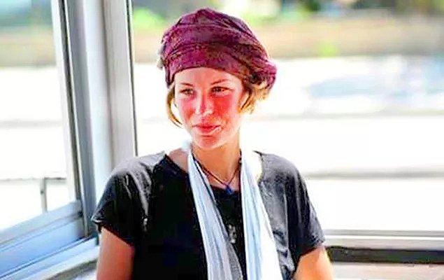 7. 2014 yılında dünyayı yürüyerek gezmek için yola çıkan 28 yaşındaki Hollandalı Jiska Nina Van Gerner ülkemizde tacize uğradı. Kendisinin aynı zamanda kolu da kırıldı...