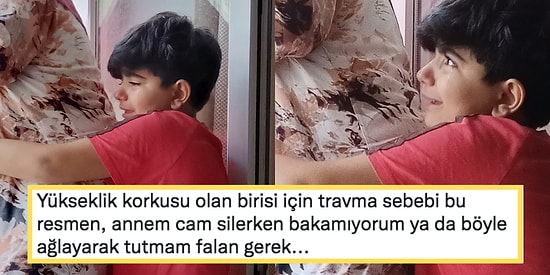 Cam Silen Annesinin Beline Gözyaşları İçinde Sarılan Çocuk Hepimize Küçüklük Travmamızı Hatırlattı