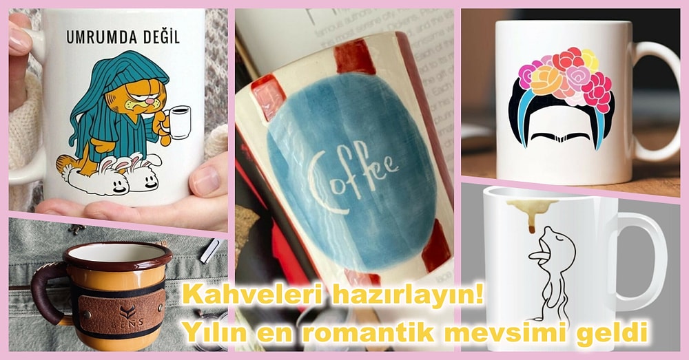 Camdan Yağmuru İzleme Zamanı! Kahve Keyfine Eşlik Edecek Birbirinden Güzel Kupalar