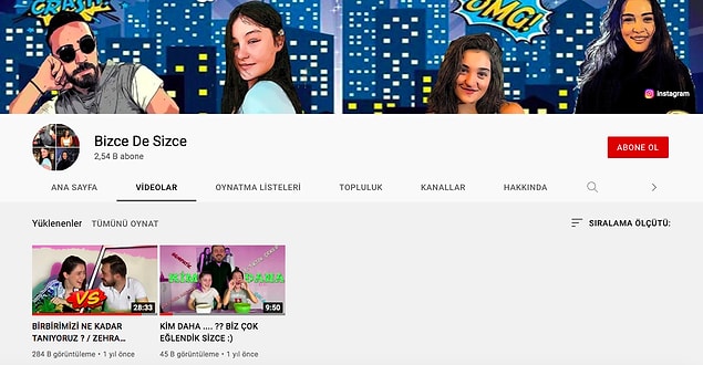 9. Kardeşleriyle geçtiğimiz sene "Bizce De Sizce" isimli YouTube kanalı açıp 2 videonun ardından bırakmıştır.