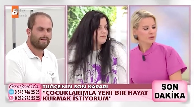 Tuğçe Türkoğlu'nun verdiği karar ise hem resmi eşi Vedat Türkoğlu'nu hem de imam nikahlı eşi Bayram Er'i bırakmak oldu.