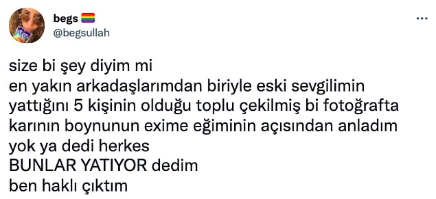 Yani anlayacağınız kendini bu kadar sorgulamış bir bireyin karşısındaki insanın davranışlarını okuması çok daha kolay oluyor.