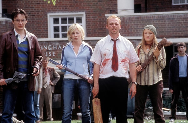 1. Shaun of the Dead (Zombilerin Şafağı) - IMDb: 7.9