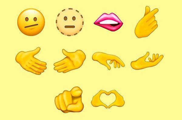 K-pop hayranlarını sevindiren kalp şeklindeki parmaklara ek olarak birçok farklı el emojisinin de olması dikkat çekti.