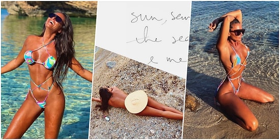 Yunanistan'da Gittiği Çıplaklar Plajı'nda Çırılçıplak Poz Veren Eda Taşpınar, Olay Yarattı! 🔥