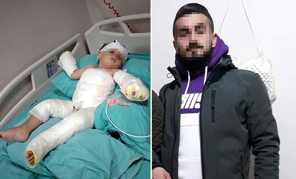 Cani Adam Eşini ve 1,5 Yaşındaki Oğlunu Kolonya Dökerek Yaktı