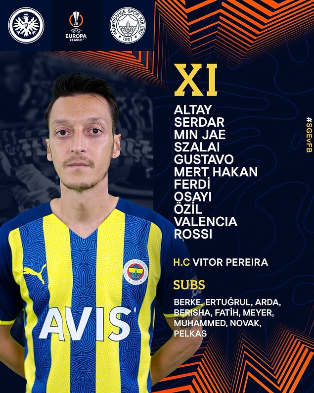 İki takım maça bu 11'lerle başladılar. 👇
