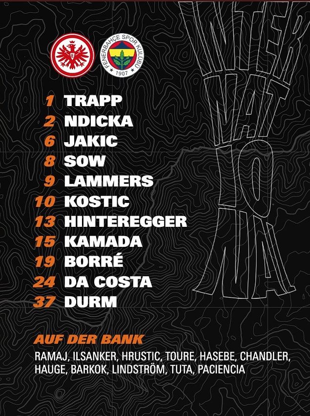 İki takım maça bu 11'lerle başladılar. 👇