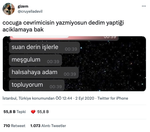 13. Ama haklı gibi...