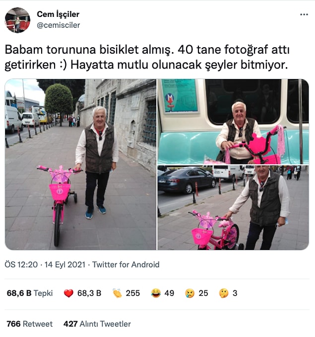 14. Dedenin mutluluğu... :)