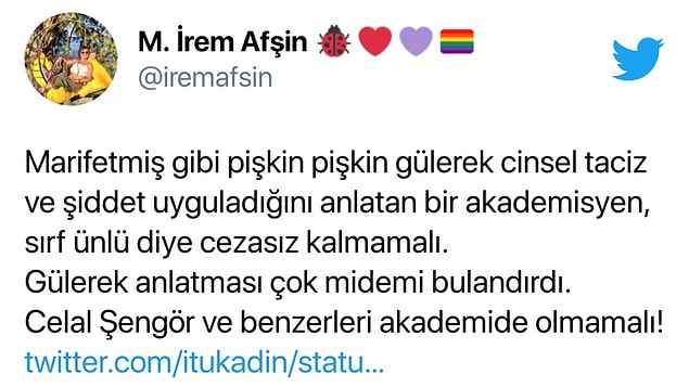 Hala büyük yankı uyandıran videonun ardından insanlar Celal Şengör'ün ceza alması gerektiğini söyledi.