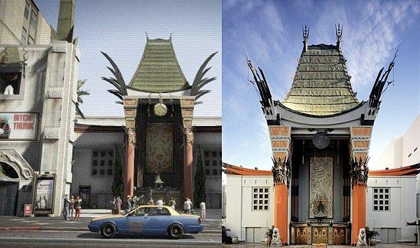 3. Meşhur Graumann’s Chinese Theater ise kendine Los Santos'ta The Oriental olarak yer buluyor.