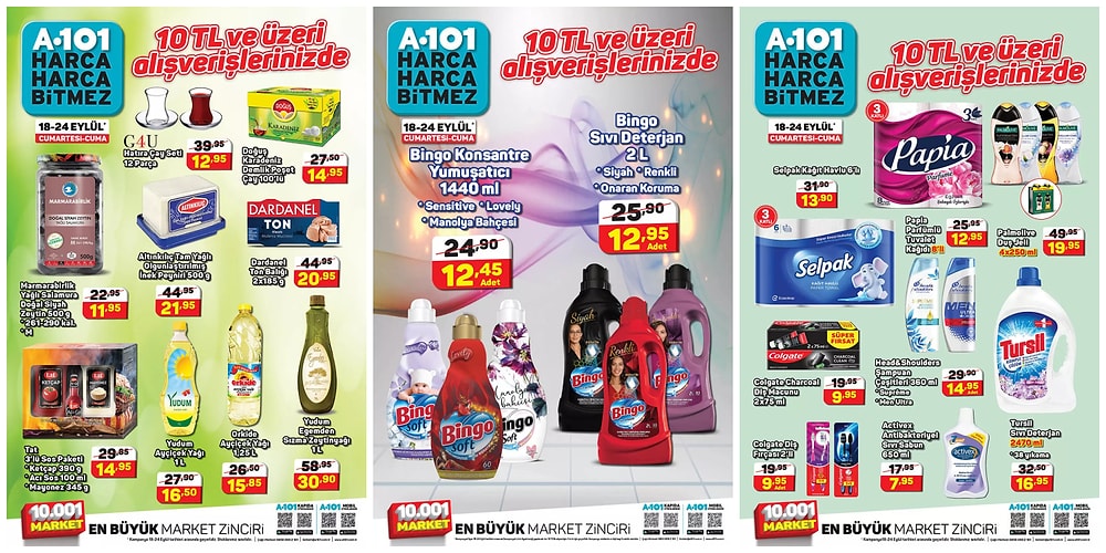 18 - 24 Eylül 2021 A101 Haftanın Yıldızları Kataloğu