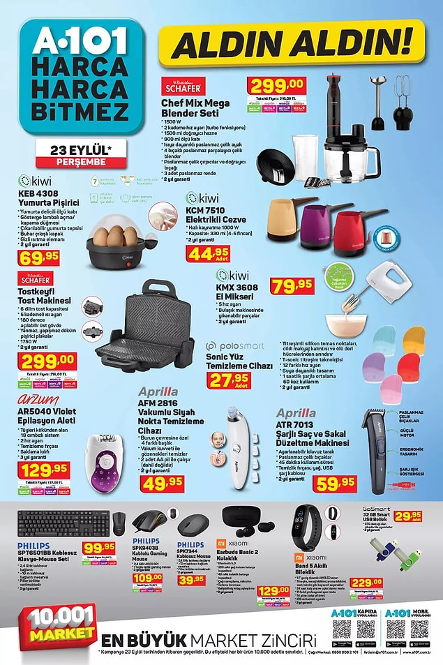 Polosmart Sonic Yüz Temizleme Cihazı 27,95 TL.