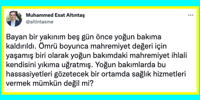 Yoğun Bakımlarda Yaşanan 'Mahremiyet İhlali'nden Şikayet Eden Kullanıcı, Yeni Bir Tartışma Yarattı