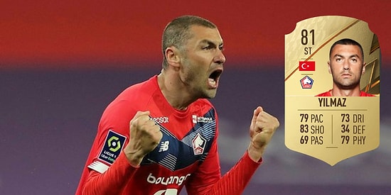 Fransa'da Kral İlan Edilen Milli Futbolcumuz Burak Yılmaz'ın FIFA 22 Kartı Belli Oldu!