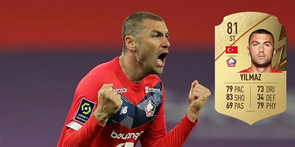 Fransa'da Kral İlan Edilen Milli Futbolcumuz Burak Yılmaz'ın FIFA 22 Kartı Belli Oldu!