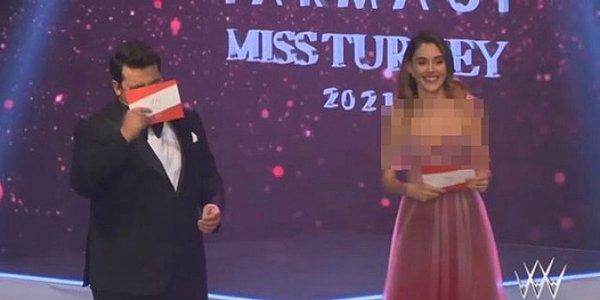 4. Berfu Yenenler, Miss Turkey'de giydiği kıyafeti sansürleyen Yeni Akit'i fena ti'ye aldı!