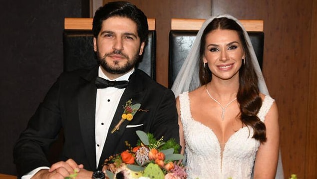14. Begüm Birgören de pandemide evlenen ünlülerden...