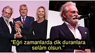 Haluk Bilginer, Altın Koza Töreninde Aldığı Onur Ödülünden Sonra Yaptığı Konuşmayla Tüyleri Diken Diken Etti