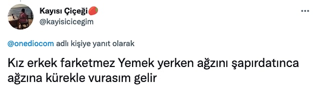 8. Ağızdan çıkan enteresan seslerden iğrenmeyen yoktur herhalde.