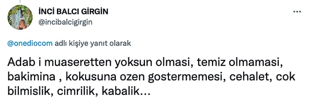 9. Tam bir istek listesi gibi olmuş. 😂