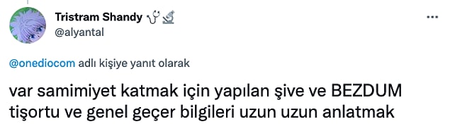 10. Bezdum tişörtü 🤣