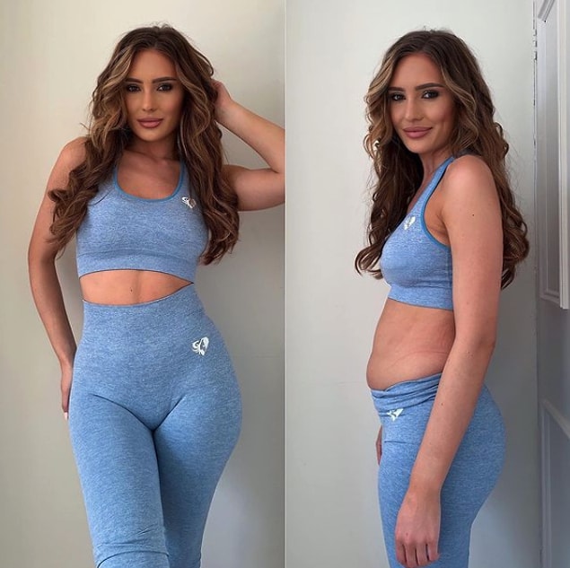 Hatta paylaştığı bir fotoğrafta influencer'ların aslında nasıl poz verdiklerini de açık açık anlatmış.