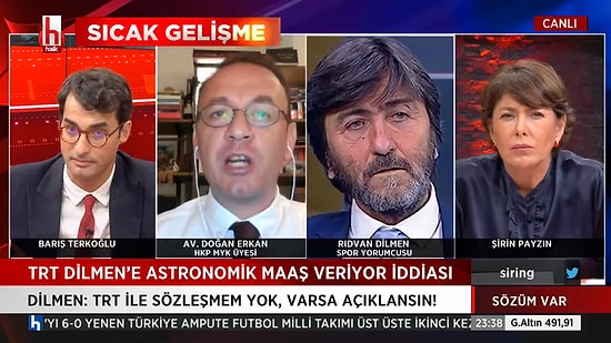 Rıdvan Dilmen: 'İlk Defa Açıklayayım Benim Muvafakatnamem var, TRT’den Hiçbir Maddi Talebim Yoktur Diye'