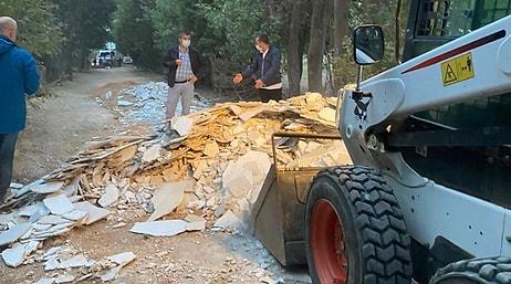 Üsküdar Belediyesi'nden Validebağ Korusu'na Sabah Operasyonu: İş Makineleri ile Girip, Moloz Döktüler...