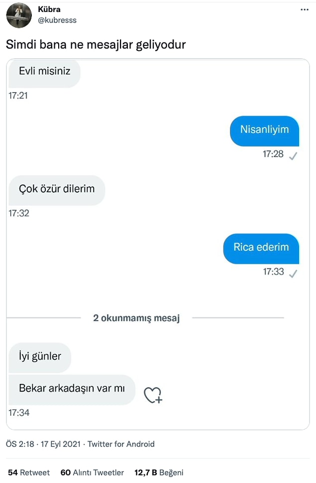 1. Hayır hepsi nişanlı.
