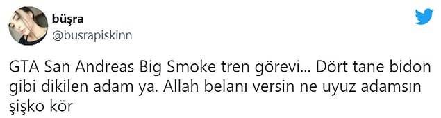 4. CJ'in gözlerini bağlasak koklayarak daha iyi nişan alırdı be.