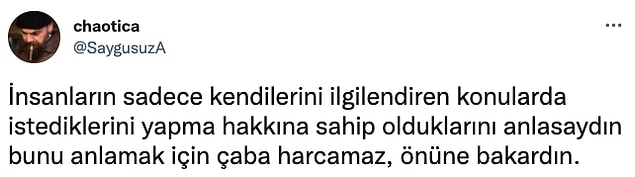 Yok, bizim insanımız başkasının hayatını konuşmazsa rahat edemez.