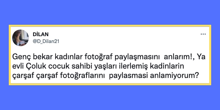 Evli ve Çocuklu Kadınların Fotoğraf Paylaşmasını Sorgulayan Kullanıcıya Gelen Tokat Gibi Cevaplar