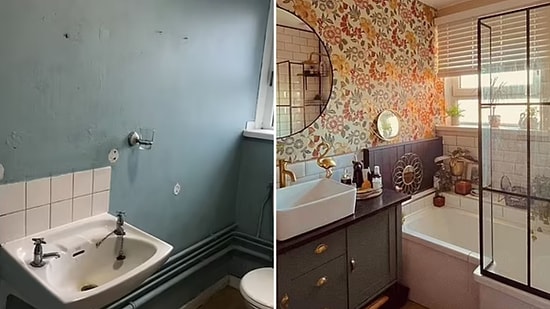 Женщина изменила свою квартиру до неузнаваемости за 5000 фунтов стерлингов, используя вещи, найденные на обочине дороги, и переработанную мебель