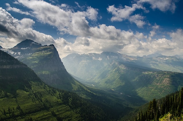 7. Glacier Milli Parkı, Montana