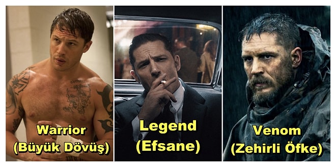 Herkes Ona Bayılıyor: Oyunculukta Çıtayı Arşa Çıkaran Tom Hardy'nin En Güzel Filmleri