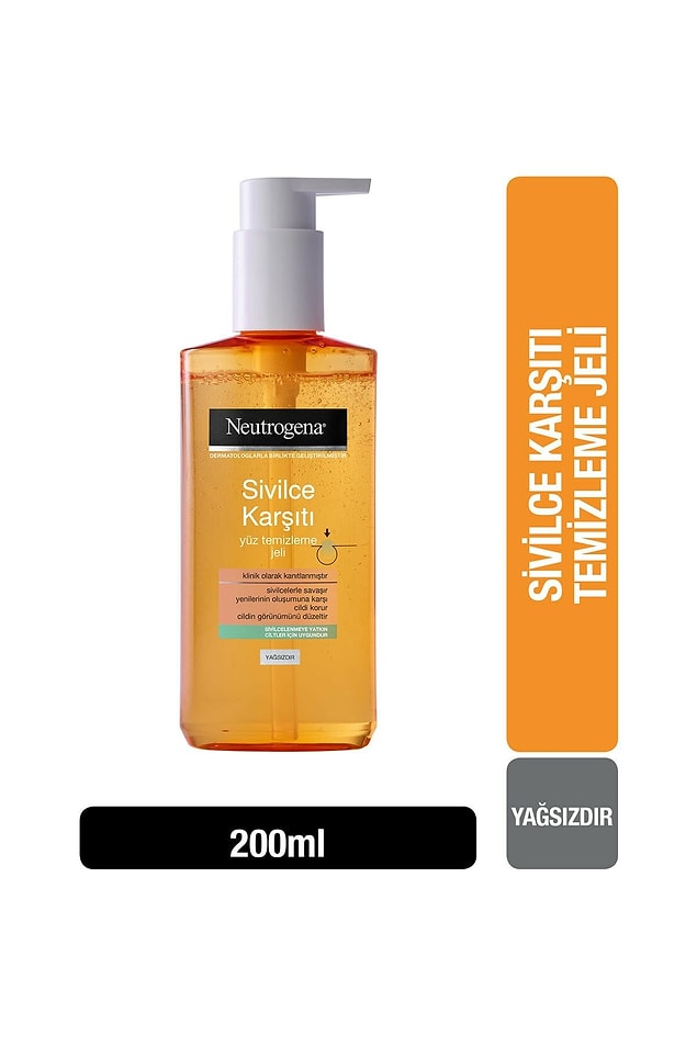 6. Neutrogena sivilce karşıtı yüz temizleme jeli, sivilcelenmeye yatkın cilde sahip olanların 1 numaralı tercihi olmuş.
