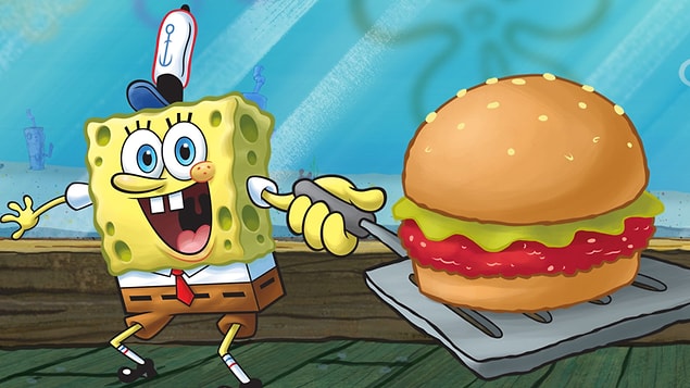 28. Sünger Bob'un ünlü hamburgeri Krabby Patty vejetaryen bir yiyecektir. Çizgi filmin yaratıcısı Stephen Hillenburg, hamburgerde hiçbir etin bulunmadığını söylemiş.