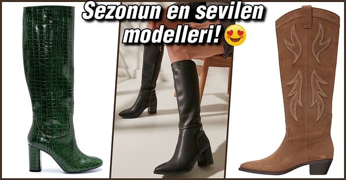 Bu Sonbahar En Güzeli Sizde Olacak! Yağmurdan Soğuktan Koruyan Çizme Model ve Fiyatları