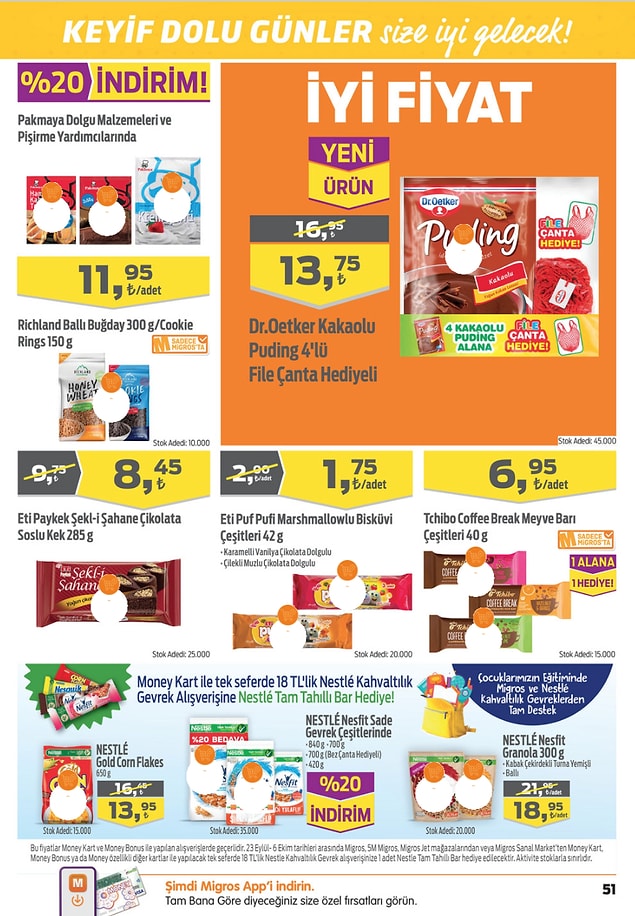 35. Eti Paykek Şekl-i Şahane Çikolata Soslu Fındıklı 8,45 TL.