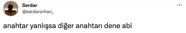 Ya da kilidi değiştir.