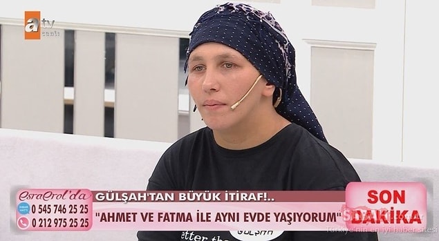 İddiaların odağındaki diğer isim Gülşah, sonunda dayanamayarak Esra Erol'a katıldı ve çarpıcı açıklamalar yaptı. Ahmet'in kendisini kaçırdığını söyleyen Gülşah, Ahmet'in "Ben hapse gireceğim. Sen annenin evine dön' dediğini ve sonra evlendiğini açıkladı.