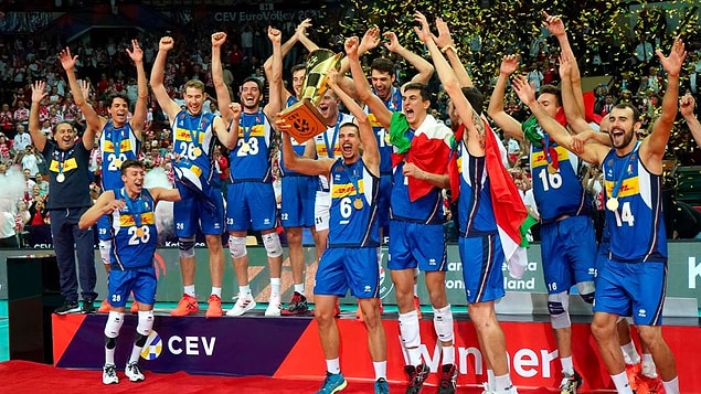 1. Erkekler voleybolda Avrupa şampiyonluğu 🏆