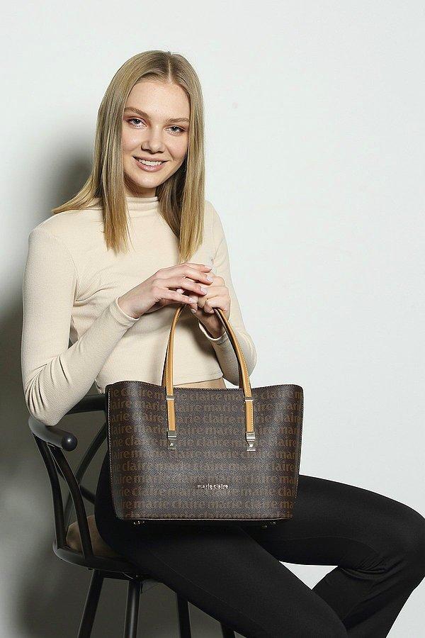 2. Marie Claire kahverengi omuz çantasının da farklı renk seçenekleri mevcut.