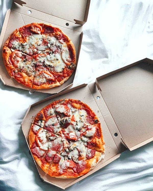 7. Pizza kutusu ve pizza destek ayağı